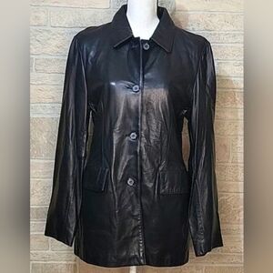 WHET BLU STYLISH LEATHER JACKET Butter Soft, Used in Great Condition